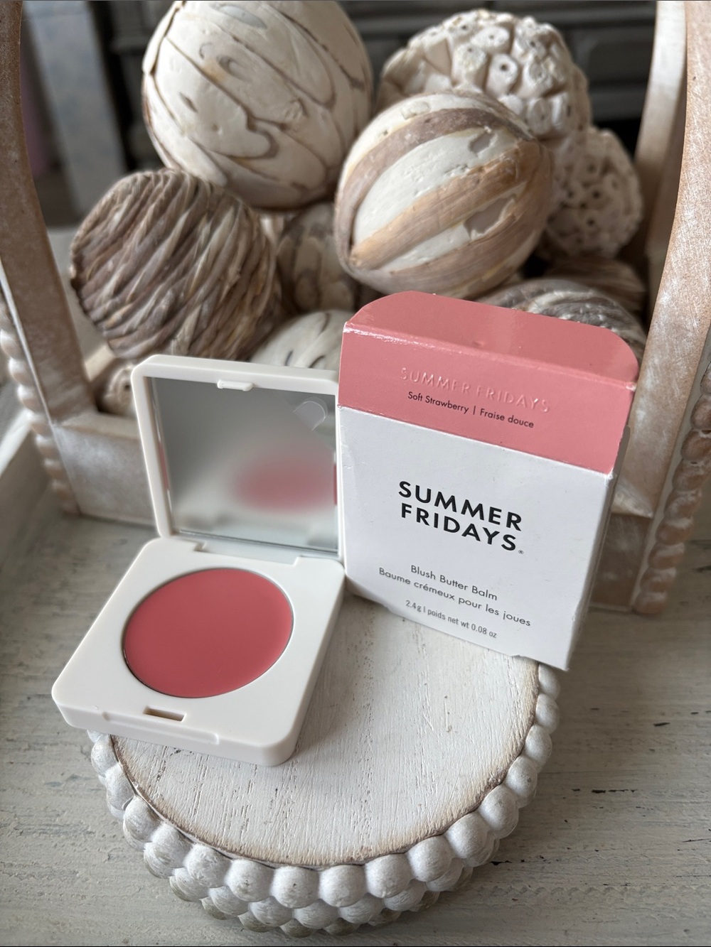 Summer Fridays Soft Strawberry Blush Butter Balm - Soft Strawberry